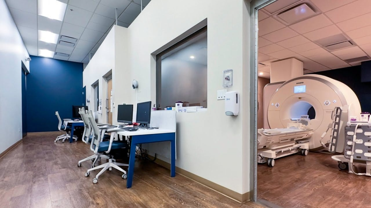 MRI room and scan area